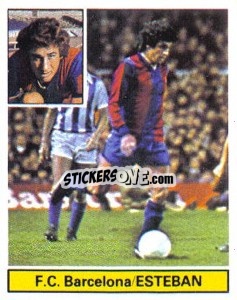 Cromo Esteban - Liga Spagnola 1981-1982
 - Colecciones ESTE