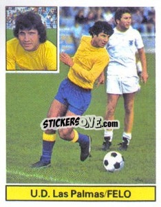 Sticker Felo - Liga Spagnola 1981-1982
 n. 151 - Colecciones ESTE