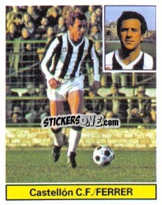 Sticker Ferrer - Liga Spagnola 1981-1982
 n. 74 - Colecciones ESTE