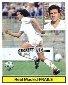 Sticker Fraile - Liga Spagnola 1981-1982
 n. F10a - Colecciones ESTE