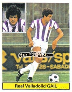 Sticker Gail - Liga Spagnola 1981-1982
 n. 289 - Colecciones ESTE