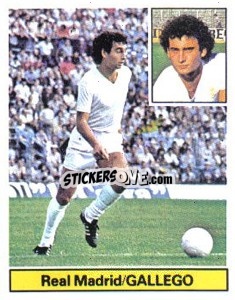 Sticker Gallego - Liga Spagnola 1981-1982
 n. 185 - Colecciones ESTE