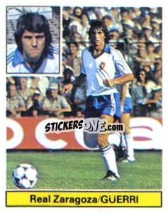 Cromo Güerri - Liga Spagnola 1981-1982
 n. 304 - Colecciones ESTE