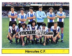 Sticker Hércules C.F. - Liga Spagnola 1981-1982
 - Colecciones ESTE