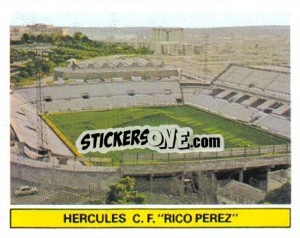 Figurina Hércules C.F. - Rico Pérez - Liga Spagnola 1981-1982
 - Colecciones ESTE