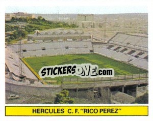 Sticker Hércules C.F. - Rico Pérez - Liga Spagnola 1981-1982
 n. C8 - Colecciones ESTE