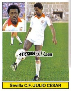 Sticker Julio César - Liga Spagnola 1981-1982
 - Colecciones ESTE
