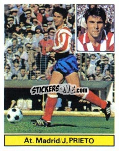 Sticker Julio Prieto - Liga Spagnola 1981-1982
 - Colecciones ESTE