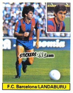 Cromo Landáburu - Liga Spagnola 1981-1982
 - Colecciones ESTE