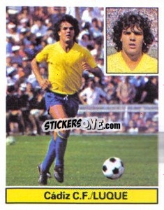 Sticker Luque - Liga Spagnola 1981-1982
 n. 67 - Colecciones ESTE