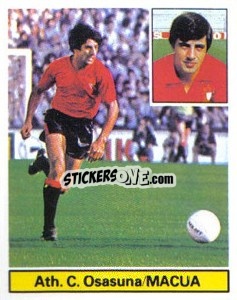 Sticker Macua - Liga Spagnola 1981-1982
 - Colecciones ESTE