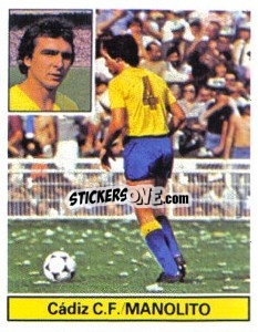 Cromo Manolito - Liga Spagnola 1981-1982
 - Colecciones ESTE