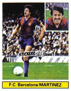 Sticker Martínez - Liga Spagnola 1981-1982
 - Colecciones ESTE