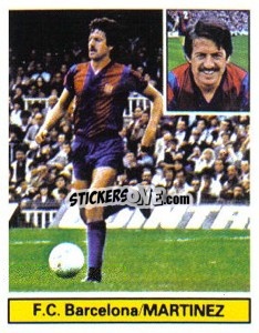 Sticker Martínez - Liga Spagnola 1981-1982
 n. 11 - Colecciones ESTE