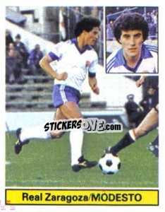 Cromo Modesto - Liga Spagnola 1981-1982
 - Colecciones ESTE