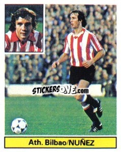 Sticker Núñez - Liga Spagnola 1981-1982
 - Colecciones ESTE