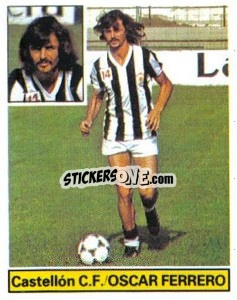 Sticker Oscar Ferrero - Liga Spagnola 1981-1982
 n. F17 - Colecciones ESTE
