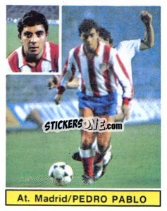 Sticker Pedro Pablo - Liga Spagnola 1981-1982
 - Colecciones ESTE