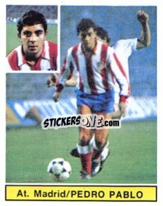 Sticker Pedro Pablo - Liga Spagnola 1981-1982
 n. 167 - Colecciones ESTE