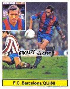 Figurina Quini - Liga Spagnola 1981-1982
 n. 17 - Colecciones ESTE