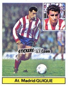 Sticker Quique - Liga Spagnola 1981-1982
 n. 163 - Colecciones ESTE