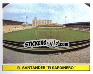 Sticker Racing Santander - El Sardinero - Liga Spagnola 1981-1982
 n. C13 - Colecciones ESTE