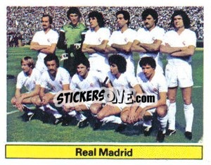 Cromo Real Madrid - Liga Spagnola 1981-1982
 - Colecciones ESTE