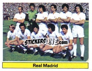 Sticker Real Madrid - Liga Spagnola 1981-1982
 n. A11 - Colecciones ESTE