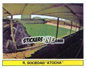 Sticker Real Sociedad - Atocha - Liga Spagnola 1981-1982
 n. C15 - Colecciones ESTE