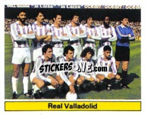 Cromo Real Valladolid - Liga Spagnola 1981-1982
 - Colecciones ESTE