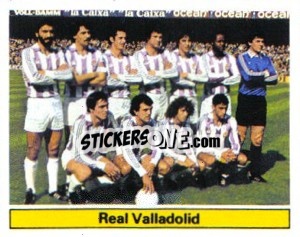 Sticker Real Valladolid - Liga Spagnola 1981-1982
 n. A17 - Colecciones ESTE