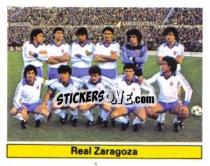 Cromo Real Zaragoza - Liga Spagnola 1981-1982
 - Colecciones ESTE