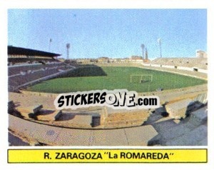 Sticker Real Zaragoza - La Romareda