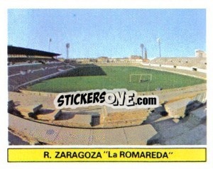 Sticker Real Zaragoza - La Romareda - Liga Spagnola 1981-1982
 n. C18 - Colecciones ESTE