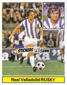 Cromo Rusky - Liga Spagnola 1981-1982
 - Colecciones ESTE
