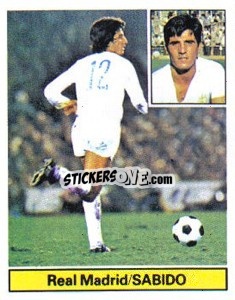 Sticker Sabido - Liga Spagnola 1981-1982
 n. 178 - Colecciones ESTE
