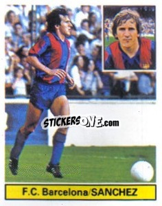 Sticker Sánchez - Liga Spagnola 1981-1982
 - Colecciones ESTE