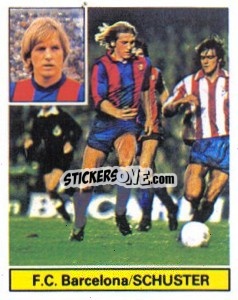 Sticker Schuster - Liga Spagnola 1981-1982
 - Colecciones ESTE