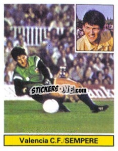 Cromo Sempere - Liga Spagnola 1981-1982
 - Colecciones ESTE