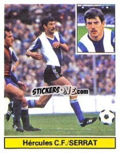 Cromo Serrat - Liga Spagnola 1981-1982
 - Colecciones ESTE