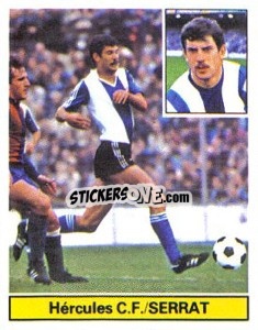Sticker Serrat - Liga Spagnola 1981-1982
 n. 120 - Colecciones ESTE