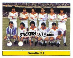 Cromo Sevilla C.F. - Liga Spagnola 1981-1982
 - Colecciones ESTE