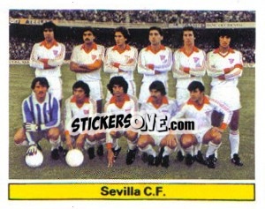 Sticker Sevilla C.F. - Liga Spagnola 1981-1982
 n. A14 - Colecciones ESTE