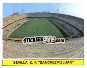 Sticker Sevilla C.F. - Sánchez Pizjuán - Liga Spagnola 1981-1982
 - Colecciones ESTE
