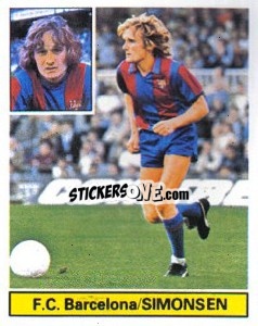 Sticker Simonsen - Liga Spagnola 1981-1982
 - Colecciones ESTE