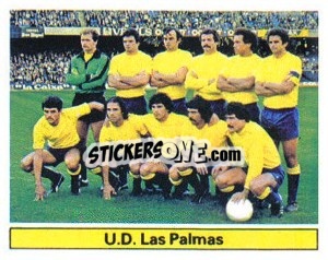 Cromo U.D. Las Palmas - Liga Spagnola 1981-1982
 - Colecciones ESTE
