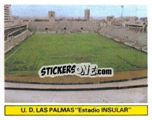 Cromo U.D. Las Palmas - Estadio Insular - Liga Spagnola 1981-1982
 - Colecciones ESTE