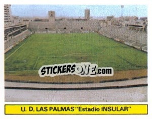 Cromo U.D. Las Palmas - Estadio Insular - Liga Spagnola 1981-1982
 n. C9 - Colecciones ESTE