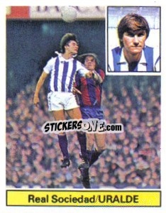Sticker Uralde - Liga Spagnola 1981-1982
 - Colecciones ESTE