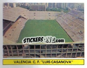 Cromo Valencia C.F. - Luis Casanova